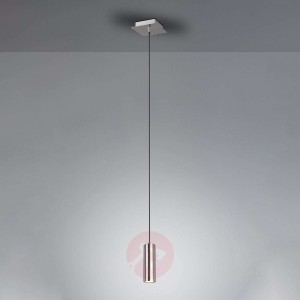 Lampa wisząca Marley, matowy nikiel, 1-punktowa