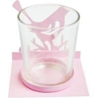 Świecznik Pink Bird