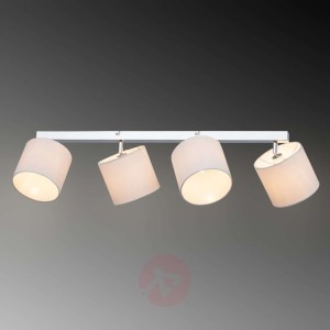 Lampa sufitowa Sandra z tekstyl. kloszami 4-pkt.