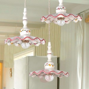 Rustykalna lampa wisząca AMETISTA 3