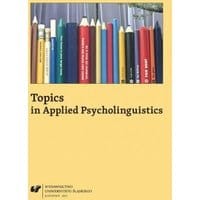 Topics in Applied Psycholinguistics