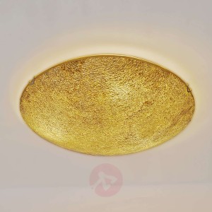 Lampa sufitowa Narziso, Ø 55 cm, złota