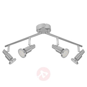 LEDVANCE Niclas reflektor LED, nikiell, 4-pkt.