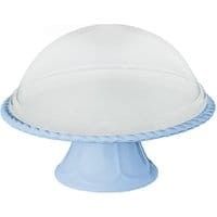 Patera z nóżką i pokrywką Carra Blue