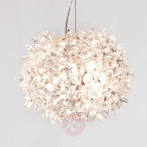 Przezroczysta lampa wisząca LED Bloom, 28 cm