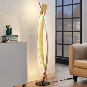 Lampa stojąca LED Marija w kolorze czarnym