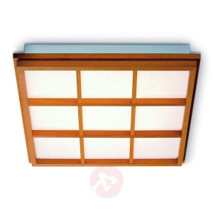 Lampa sufitowa KIOTO 9 z drewna bukowego z LED