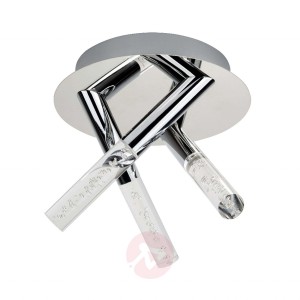 3-punktowa lampa sufitowa LED Flush IP44