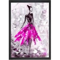 Obraz Abstract Young Woman 24x29 cm