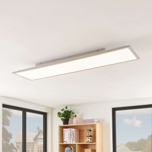 Lindby Stenley panel LED, 4 000 K, 119 cm x 29 cm