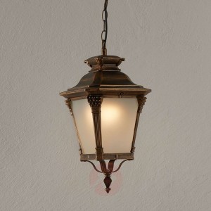 Nostalgiczna zewnętrzna lampa wisząca VIVIANA