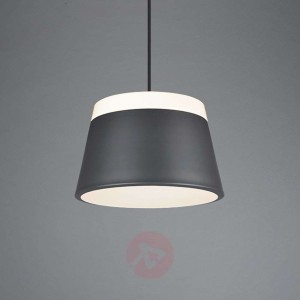 Lampa wisząca Baroness Ø 25 cm, antracyt