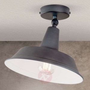 Lampa sufitowa Istari im w stylu vintage, szara
