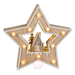 Gwiazda bożonarodzeniowa LED Country Style