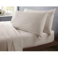 Prześcieradło z gumką Double Flannelette Brown
