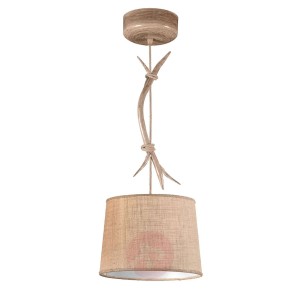 Lampa wisząca Sabina tekstylny klosz, 1-pkt. 30 cm