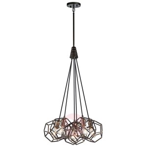 Ekstrawagancka lampa wisząca Rocklyn, 6pkt