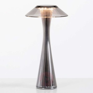 Kartell Space - lampa stołowa LED, tytan