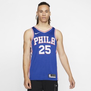 Koszulka Nike NBA Swingman Ben Simmons 76ers Icon Edition - Niebieski