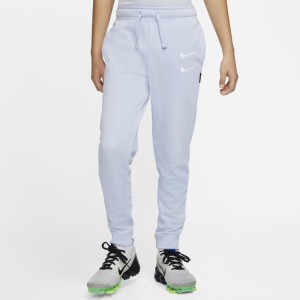 Spodnie z dzianiny dla dużych dzieci Nike Sportswear Swoosh - Szary
