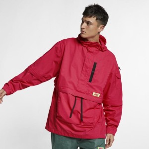 Kurtka typu anorak Nike Quest - Czerwony