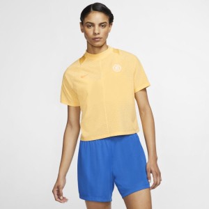 Damska koszulka piłkarska Nike F.C. - Żółć