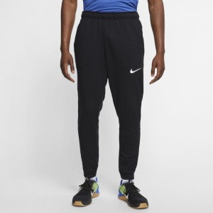 Męskie spodnie treningowe z dzianiny Nike Dri-FIT - Czerń