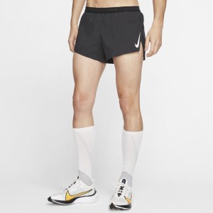 Męskie spodenki do biegania Nike AeroSwift 5 cm - Czerń
