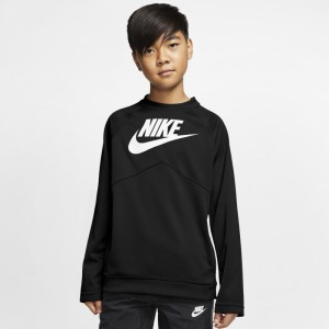 Bluza dla dużych dzieci (chłopców) Nike Sportswear - Czerń