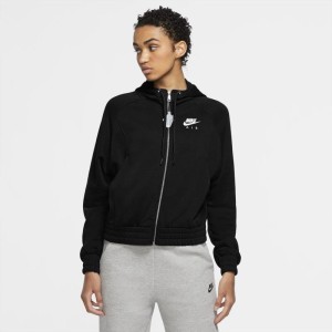 Damska bluza z kapturem Nike Air - Czerń