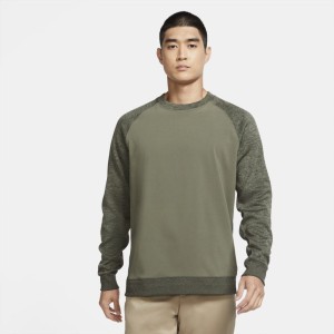 Męska bluza do golfa z długim rękawem Nike Dri-FIT Player - Zieleń