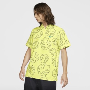 Męska tkana koszulka polo do skateboardingu Nike SB - Zieleń