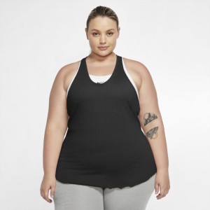 Damska koszulka bez rękawów (duże rozmiary) Nike Yoga - Czerń