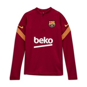 Treningowa koszulka piłkarska dla dużych dzieci FC Barcelona Strike - Czerwony