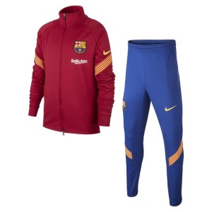 Dres piłkarski dla dużych dzieci FC Barcelona Strike - Czerwony