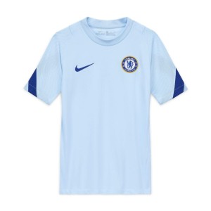 Koszulka piłkarska z krótkim rękawem dla dużych dzieci Chelsea FC Strike - Niebieski