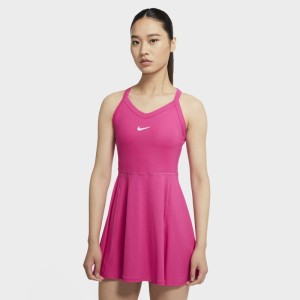 Damska sukienka do tenisa NikeCourt Dri-FIT - Różowy