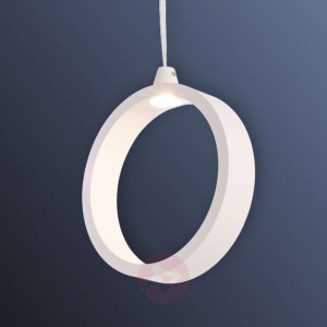 Okrągła lampa wisząca LED White Circle