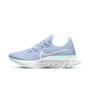 Damskie buty do biegania Nike React Infinity Run Flyknit - Niebieski