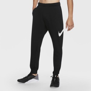 Męskie spodnie treningowe o zwężanym kroju Nike Dri-FIT - Czerń