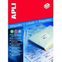 Etykiety uniwersalne APLI AP3130 52,5x29,7mm białe 100ark.