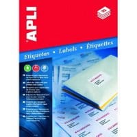 Etykiety uniwersalne APLI AP3133 70x30mm białe 100ark.