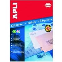 Etykiety transparentne APLI AP10051 70x37mm 10ark.