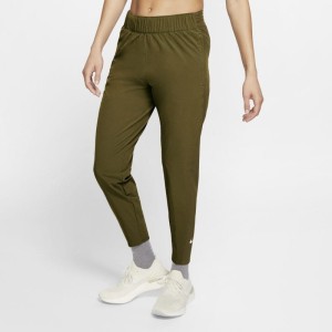 Damskie spodnie do biegania 7/8 Nike Essential - Zieleń