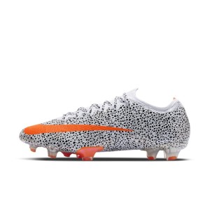 Korki piłkarskie na twardą murawę Nike Mercurial Vapor 13 Elite CR7 Safari FG - Biel