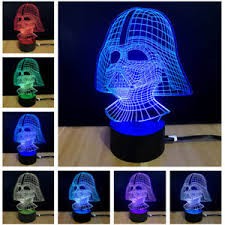 STAR WARS - Darth Wader- Lampka LED - 7 kolorów