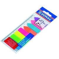 Zakładki indeksujące DONAU 42x12mm 8 kolorów