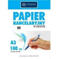 Papier kancelaryjny INTERDRUK A3 w kratkę 100ark.