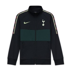 Dresowa bluza piłkarska dla dużych dzieci Tottenham Hotspur - Czerń