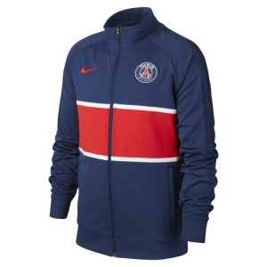 Dresowa bluza piłkarska dla dużych dzieci Paris Saint-Germain - Niebieski